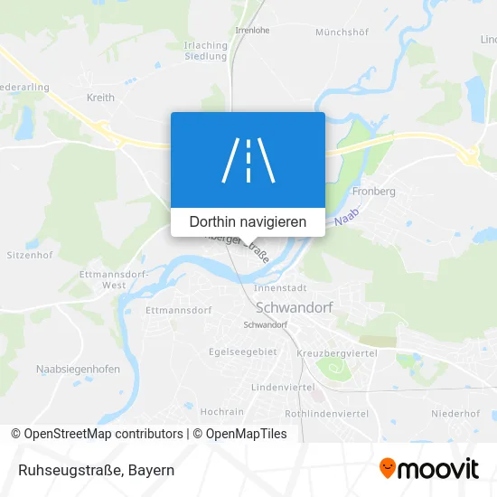 Ruhseugstraße Karte