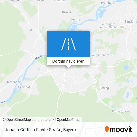 Johann-Gottlieb-Fichte-Straße Karte