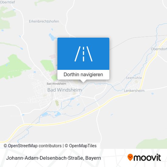 Johann-Adam-Delsenbach-Straße Karte