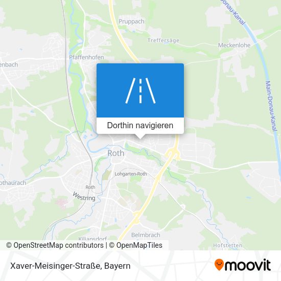 Xaver-Meisinger-Straße Karte