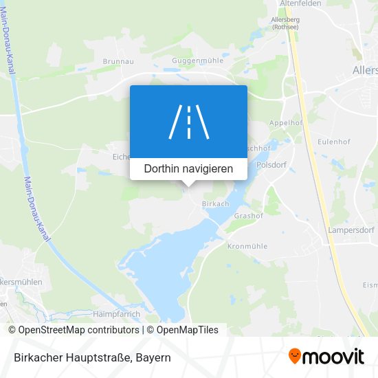 Birkacher Hauptstraße Karte