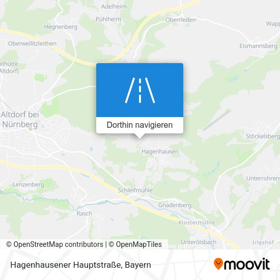 Hagenhausener Hauptstraße Karte