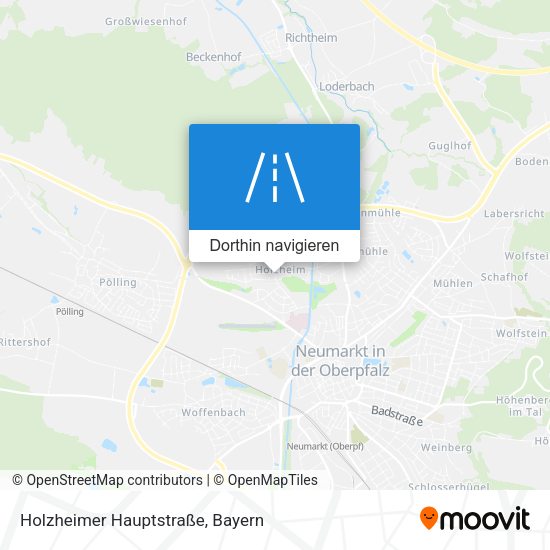 Holzheimer Hauptstraße Karte
