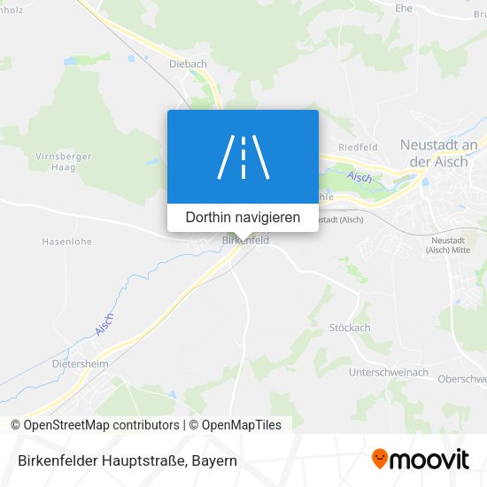 Birkenfelder Hauptstraße Karte