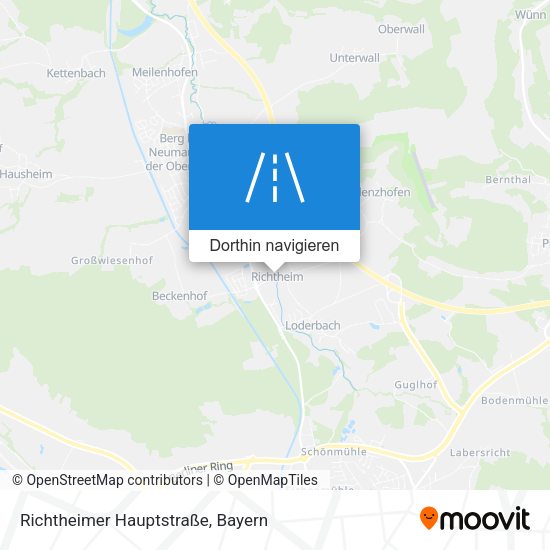 Richtheimer Hauptstraße Karte