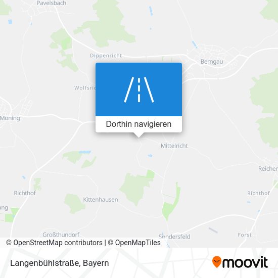 Langenbühlstraße Karte