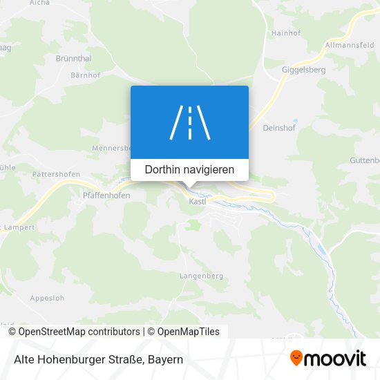Alte Hohenburger Straße Karte