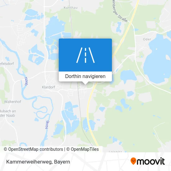 Kammerweiherweg Karte