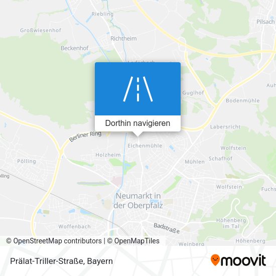 Prälat-Triller-Straße Karte