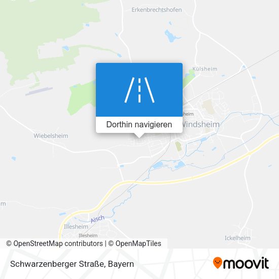 Schwarzenberger Straße Karte