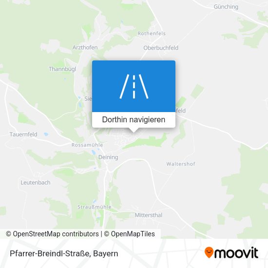 Pfarrer-Breindl-Straße Karte