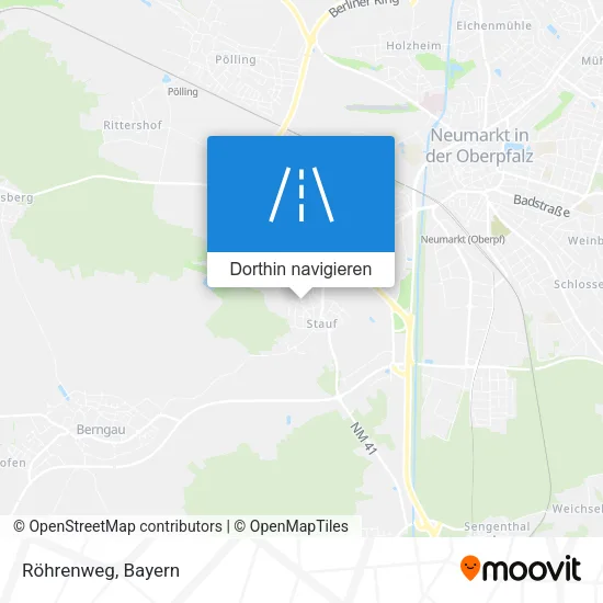Röhrenweg Karte