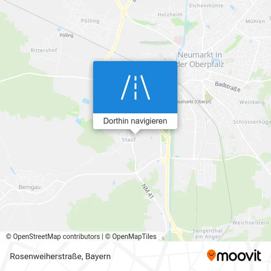 Rosenweiherstraße Karte