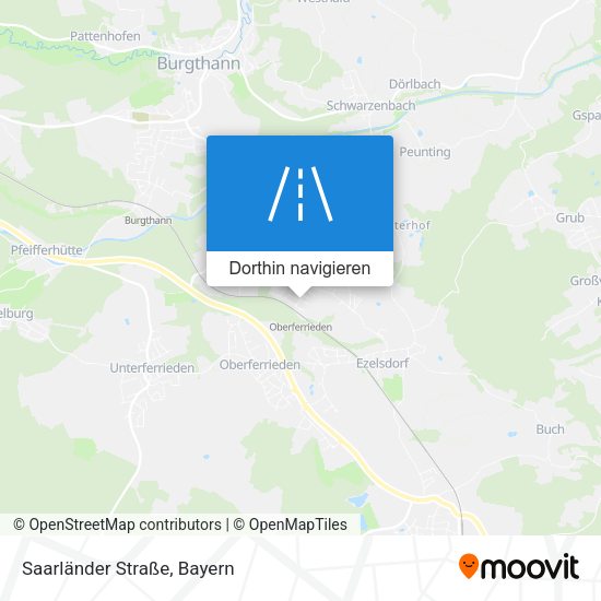 Saarländer Straße Karte