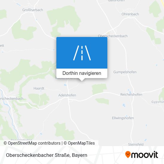 Oberscheckenbacher Straße Karte