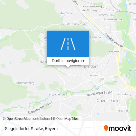 Siegelsdorfer Straße Karte