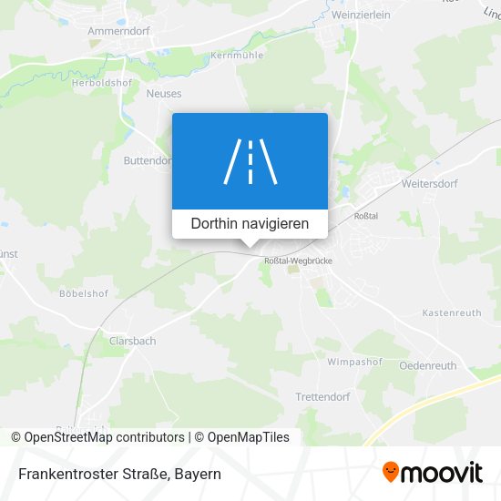 Frankentroster Straße Karte