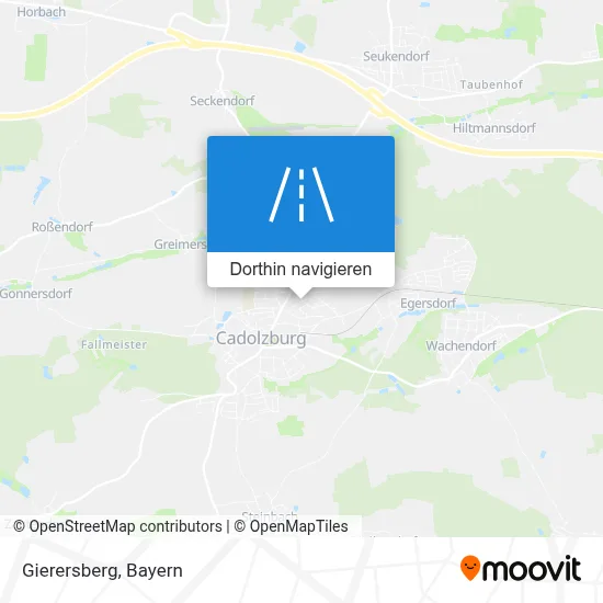 Gierersberg Karte