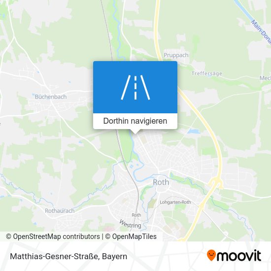 Matthias-Gesner-Straße Karte