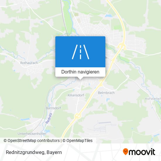Rednitzgrundweg Karte