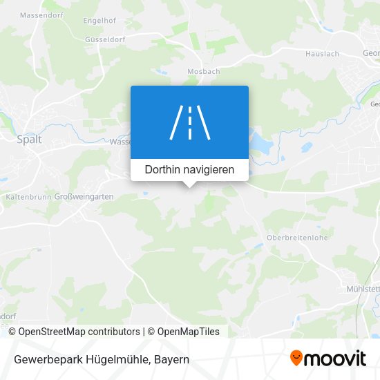 Gewerbepark Hügelmühle Karte