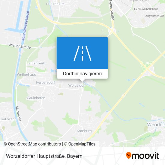 Worzeldorfer Hauptstraße Karte