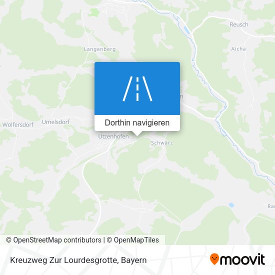 Kreuzweg Zur Lourdesgrotte Karte