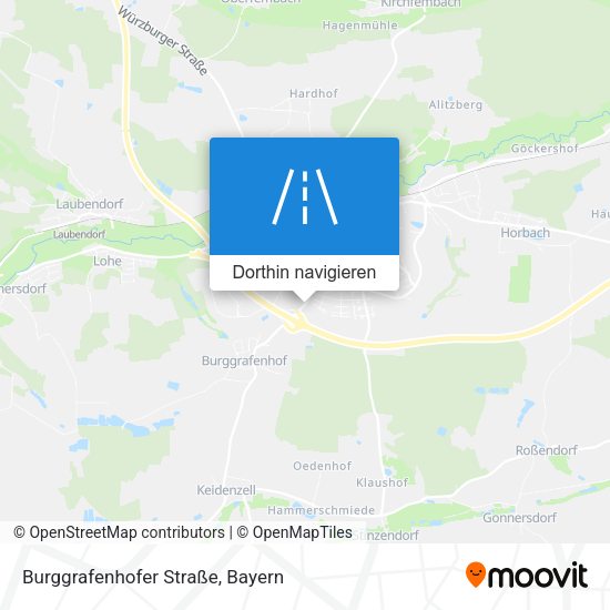 Burggrafenhofer Straße Karte