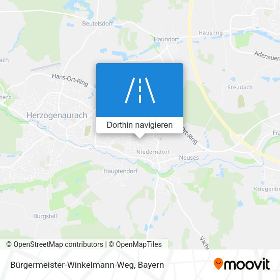Bürgermeister-Winkelmann-Weg Karte