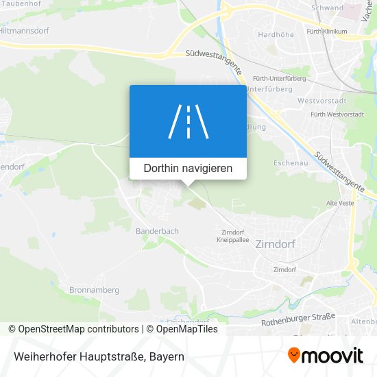 Weiherhofer Hauptstraße Karte