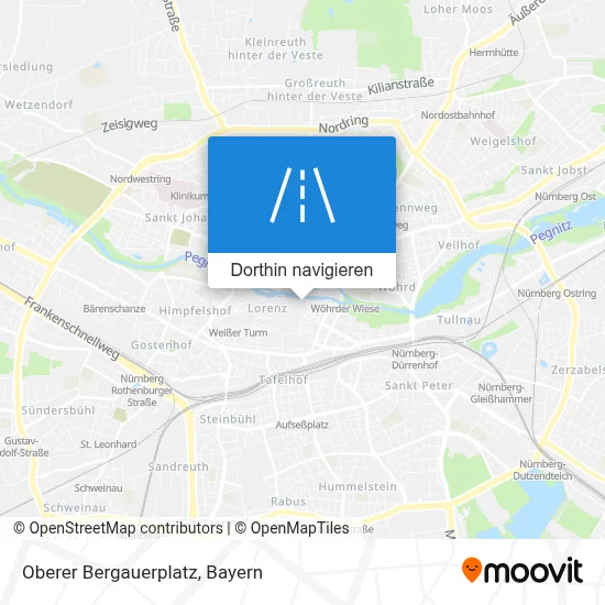 Oberer Bergauerplatz Karte