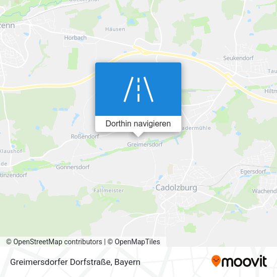 Greimersdorfer Dorfstraße Karte