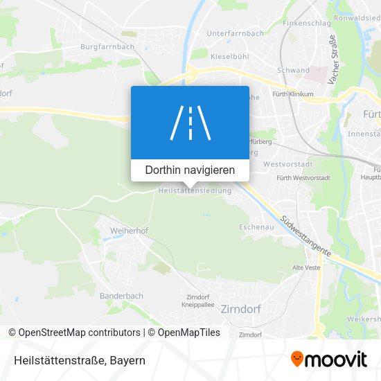 Heilstättenstraße Karte