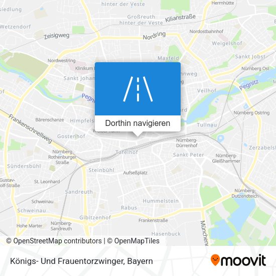 Königs- Und Frauentorzwinger Karte