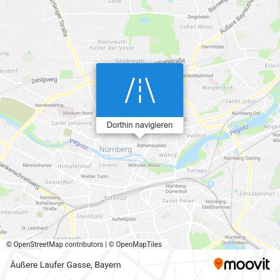 Äußere Laufer Gasse Karte