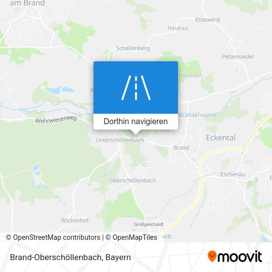 Brand-Oberschöllenbach Karte