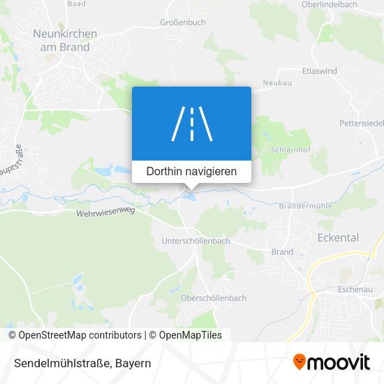 Sendelmühlstraße Karte