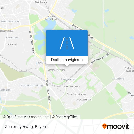 Zuckmayerweg Karte