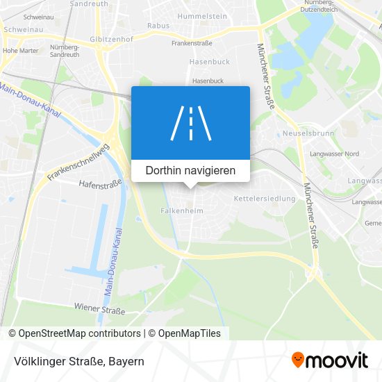 Völklinger Straße Karte