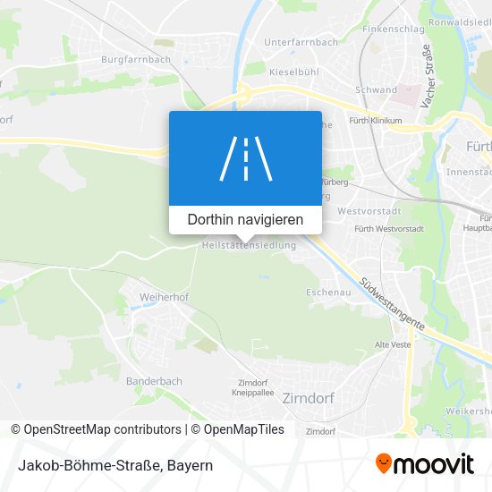 Jakob-Böhme-Straße Karte