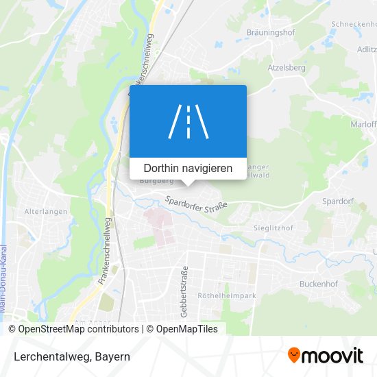 Lerchentalweg Karte