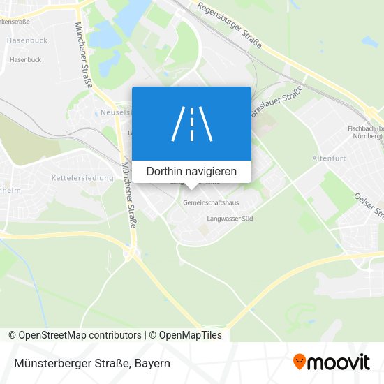 Münsterberger Straße Karte