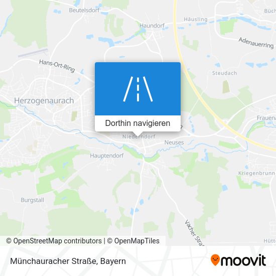 Münchauracher Straße Karte