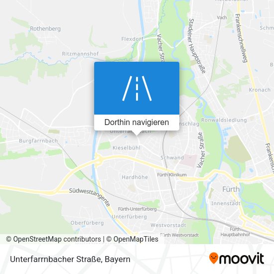 Unterfarrnbacher Straße Karte
