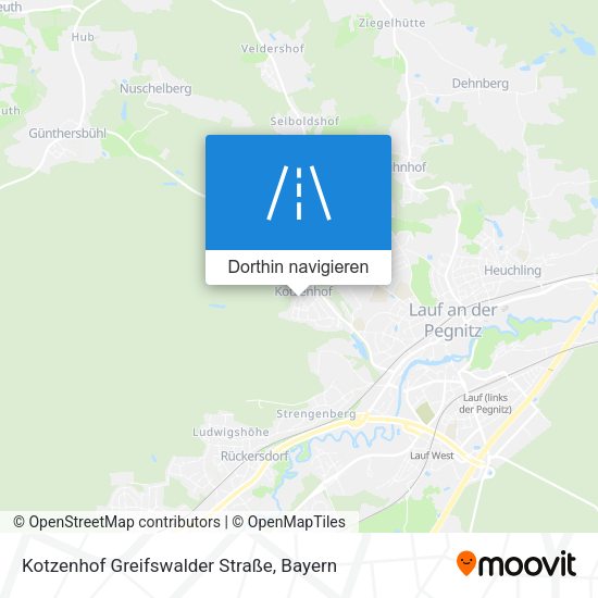 Kotzenhof Greifswalder Straße Karte