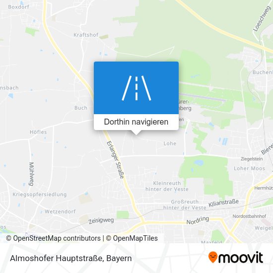 Almoshofer Hauptstraße Karte