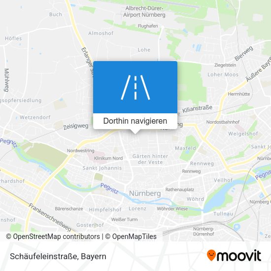 Schäufeleinstraße Karte