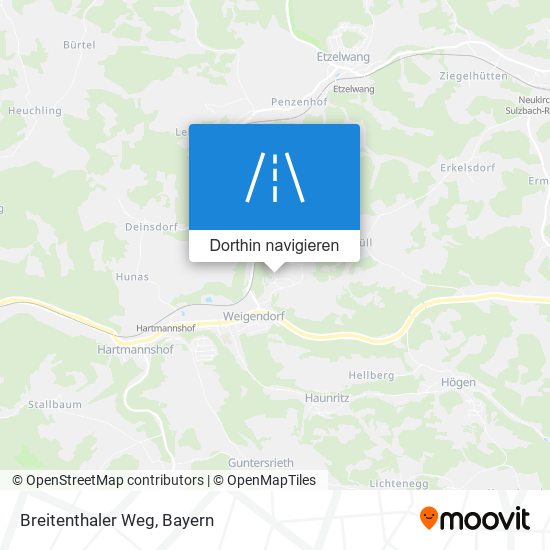 Breitenthaler Weg Karte