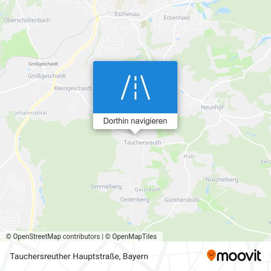 Tauchersreuther Hauptstraße Karte