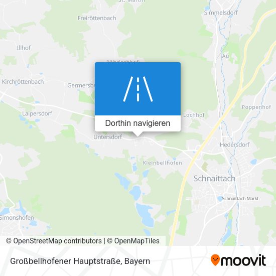 Großbellhofener Hauptstraße Karte